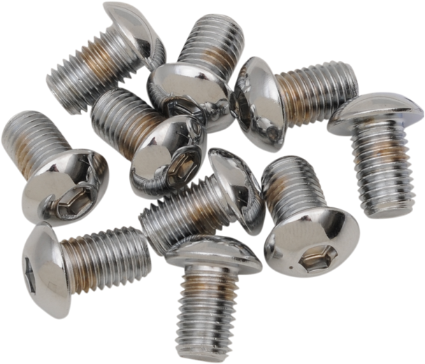 Drag Specialties - DS-190840 - 5/16"-24 x 1/2" Button-Head Screw 10 Pack