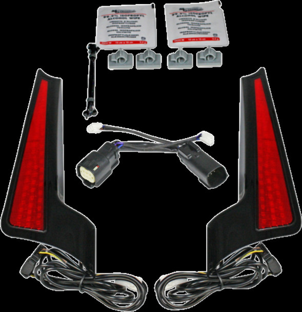 CUSTOM DYNAMICS CD-FASCIA-SS6BR LIGHT FASCIA 10-13BLK/RED