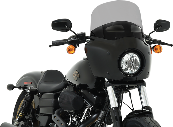 Memphis Shades Road Warrior 11" Windshield Vented Black Smoke #MEP87412