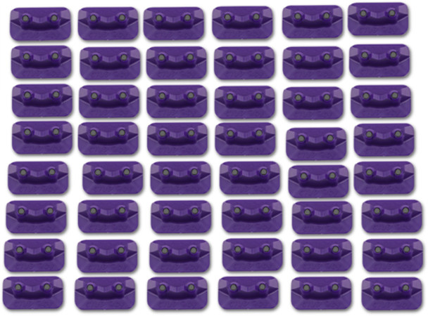 Stud Boy 2522-P2-PUR Double Backing Plate Pro - Purple - 48PK
