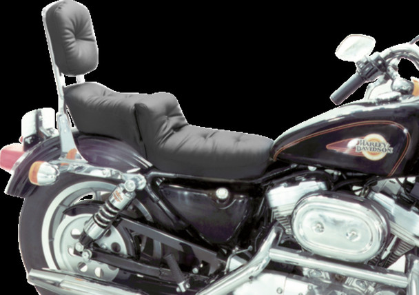 Mustang 75116 Regal Duke One Piece Seat for Harley Davidson XL 3.3 Gallon 96-03