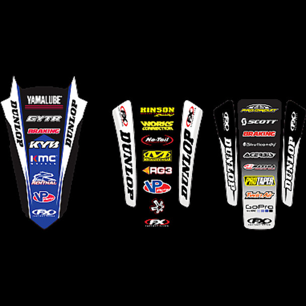 FACTORY EFFEX 21-32234 GRAPHC R-FENDER YZ450F 18