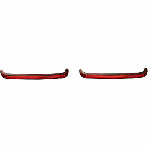 Custom Dynamics Sequential Low-Profile Bagz Lights w/ Red Lens for Harley