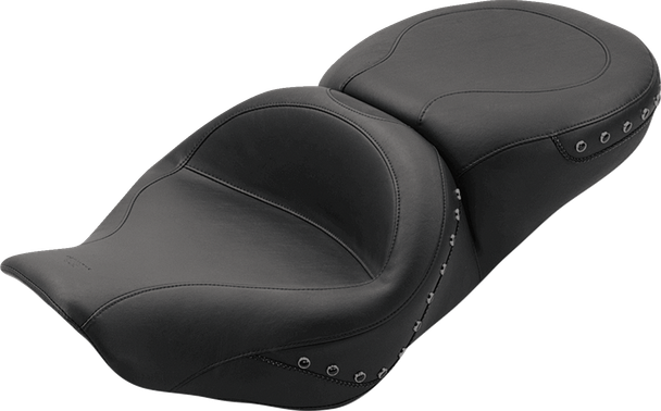 Mustang 75577 Wide Touring Seat - Studded - FLHR