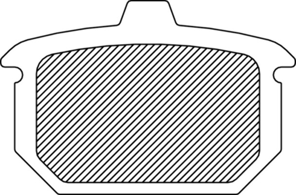 DRAG SPECIALTIES 1721-1354 BRAKE PAD-DRAG SINTERD