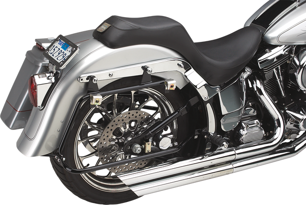 CYCLE VISIONS CV-7201 BAGGER TAIL 08-17FLST BLK