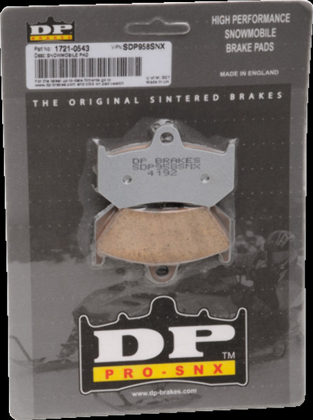 DP BRAKES SDP958SNX BRAKE PAD SNOW SDP958SNX