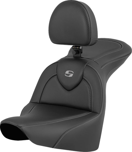 Saddlemen 818-27-185BR RoadSofa Seat - CF - FLFB/FXBR 18-25