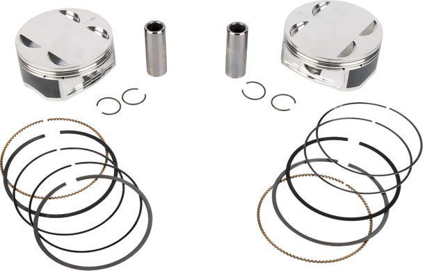 Je Pistons 398733 Piston Kit - 4.075" Bore - 4.500" Stroke - 11.5:1 Cr - 108" M8