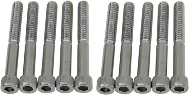 Drag Specialties Bolts - Socket-Head - Knurled - 1/4-20 X 2"