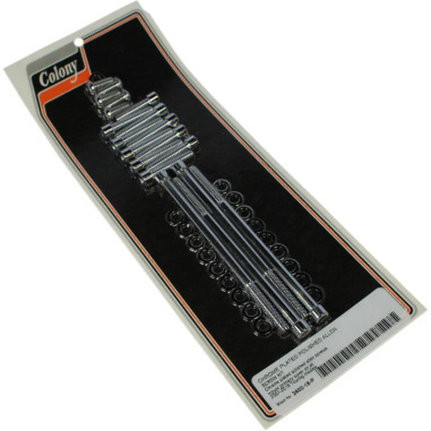 Colony Screw Kit Primary Cover Chrome | 2402-18-P