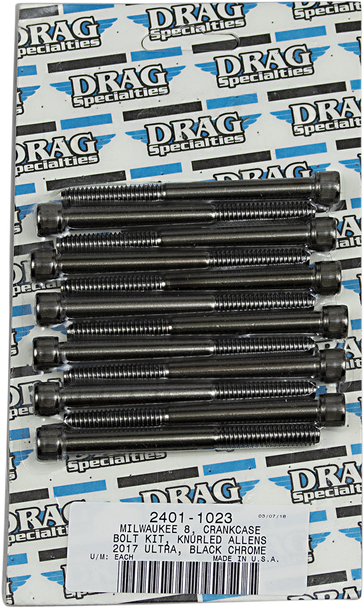 DRAG SPECIALTIES 2401-1023 BOLT KIT M8 CRANK B/C K