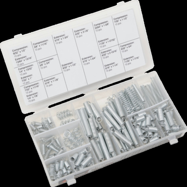 PERFORMANCE TOOL W5200 SPRING ASSORTMENT 200 PC