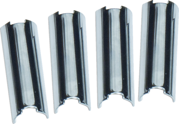 S&S Cycle 930-0129 Pushrod Cover Keeper Set - Chrome - 2.200" - M8
