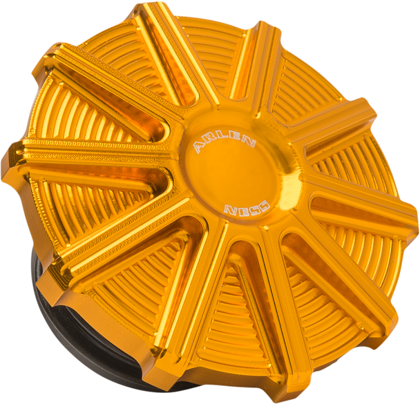 Arlen Ness 701-004 Vented Gas Cap - 10 Gauge - Gold