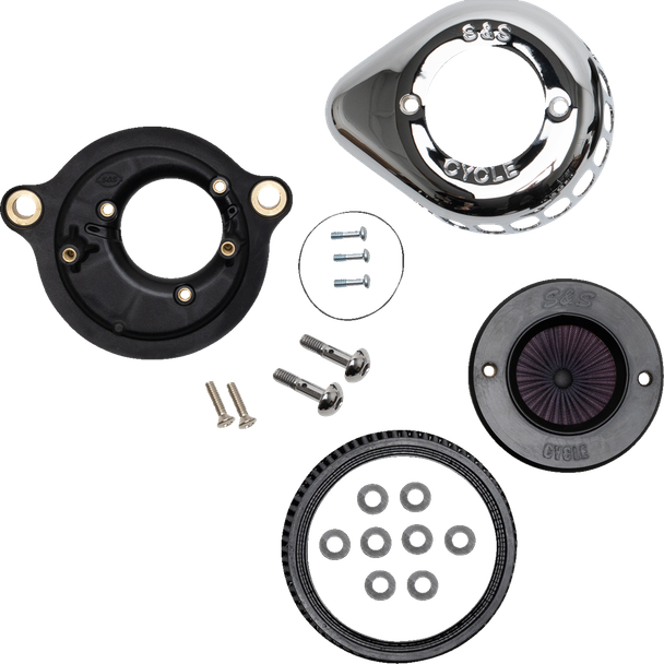 S&S Cycle 170-0717A Air Stinger Stealth Air Cleaner Kit - Chrome