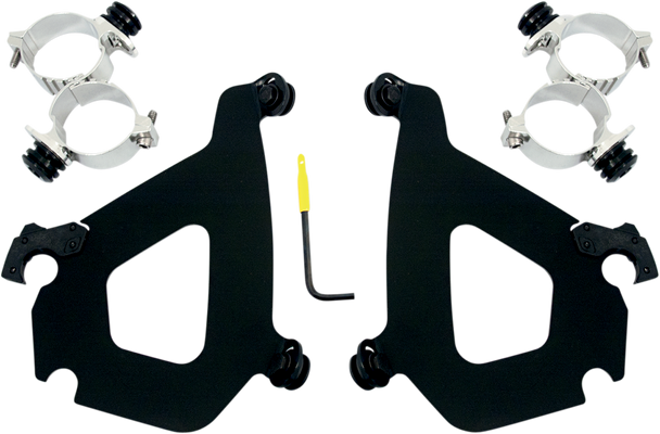 Memphis Shades MEB1982 Mount Kit Bullet N ROD S Black