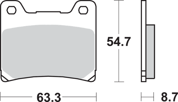 SBS 555HS BRAKE PADS SBS 555HS