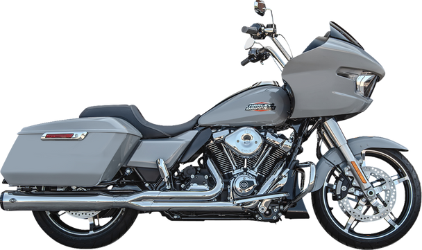 S&S Cycle 550-1168 2-into-1 Gnx Exhaust System - Race Only - Chrome - Touring