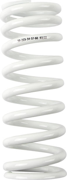 Moose Racing 1312-1013 Shock Spring - 59 mm - 54/57/60 n/mm - White