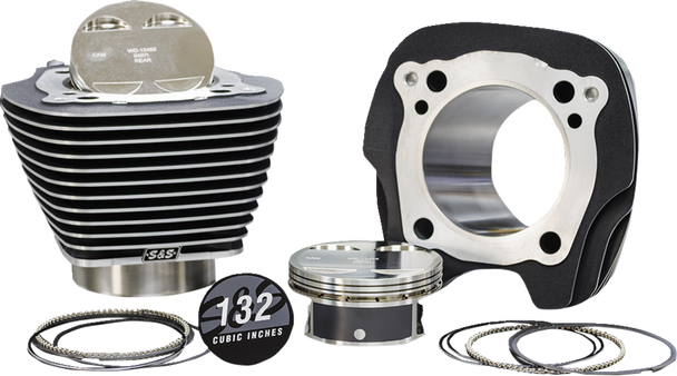 S&S Cycle 910-0847 132" Big Bore Cylinder Kit - for 114"/117" Engine - M8