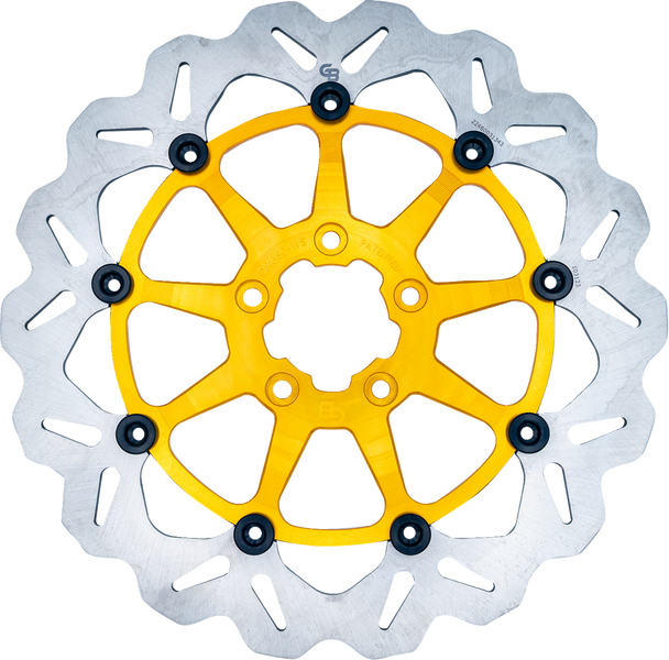 Gbrakes DF680CWS-G Brake Rotor - Front - Gold