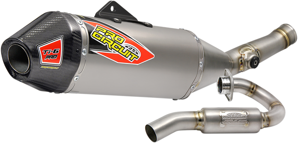 Pro Circuit Ti-6 Pro Titanium Exhaust System Carbon End Cap FOR KAWASAKI 17 KX450F