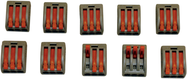 Custom Dynamics CG23 Wiring Cage Clamps 3-Spot - 10PK