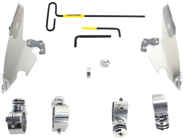 Memphis Shades MEK2008 Mount Kit Batwing XL12C Polished