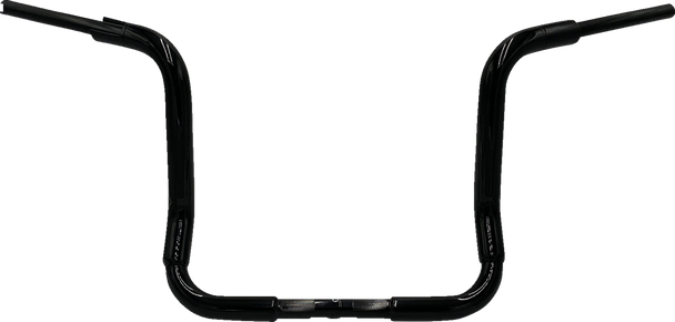 Fat Baggers Inc. 813014-B 1-1/2" Ez Install Rounded Top Handlebar - 14" - Black