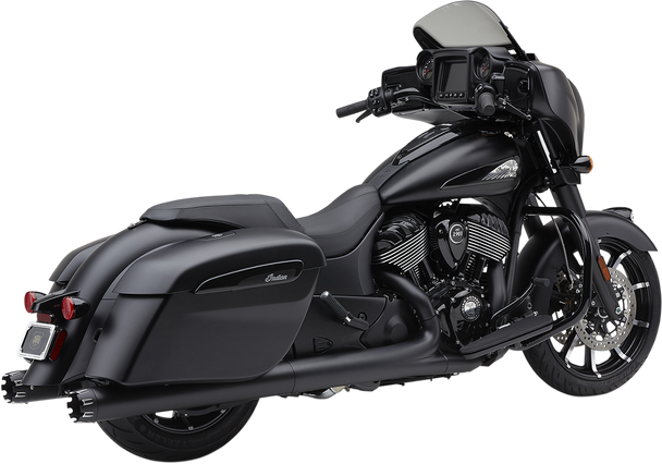 Cobra 5206B Dual Cut Slip-On Mufflers - Black