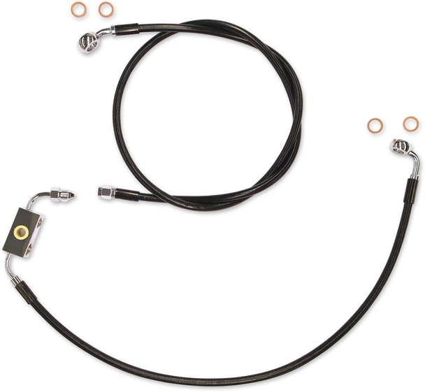 Magnum Shielding SBC1316-34 Brake Line Kit - Xr - Black