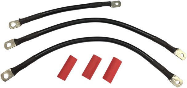 DRAG SPECIALTIES 2113-0661 CABLE SET BAT BLK 93-08FL