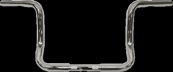 LA Choppers 10" Touring Ape Hanger Handlebars 1-1/4" Chrome for Harley FLHX FLHT