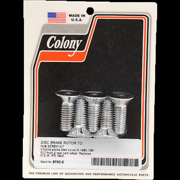 COLONY 8792-5 FRT/RR ROTR BLT 80-81 FLT