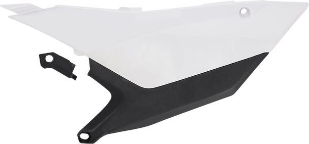 Acerbis 2988261035 Side Panels - White/Black - for Yamaha - Yz 450 F
