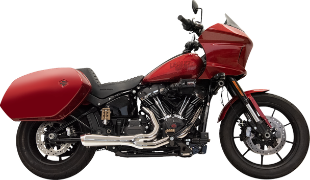 Bassani Xhaust 1S79E 2-into-1 Ripper Exhaust System with Megaphone Muffler - M8