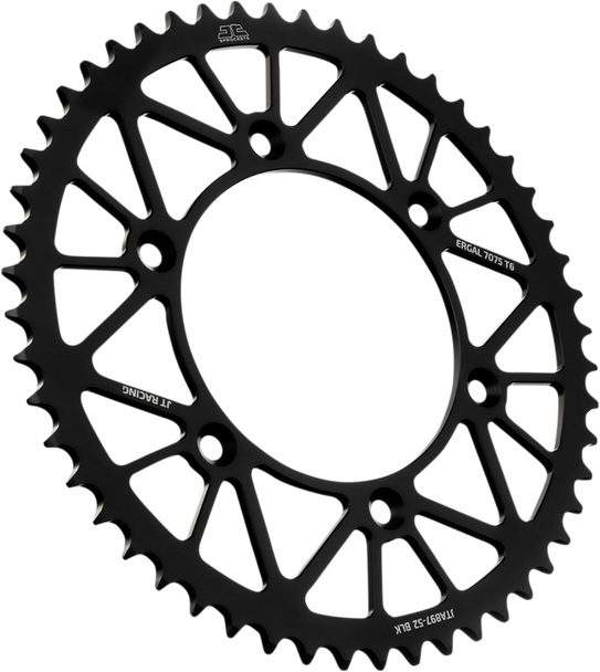 JT Sprockets JTA897.52BLK Rear Sprocket - Black - 52-Tooth