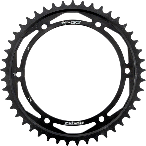 Supersprox RFE-2011-45-BLK Rear Sprocket - 45 Tooth