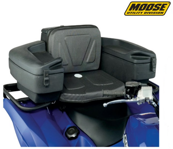 Moose ATV Rear Passenger Seat Cargo Storage Trunk Box w/ Cooler Compartment - 4421MO