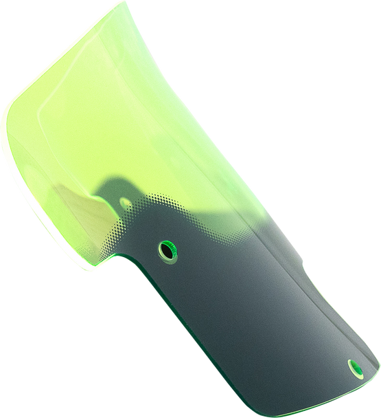 Klock Werks KWW-04-0621 Ice Flare Windshield - 8" - Green Ice - 20-25 for Indian