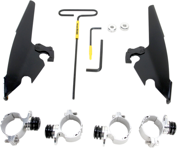 Memphis Shades MEB2008 Mount Kit Batwing XL12C Black