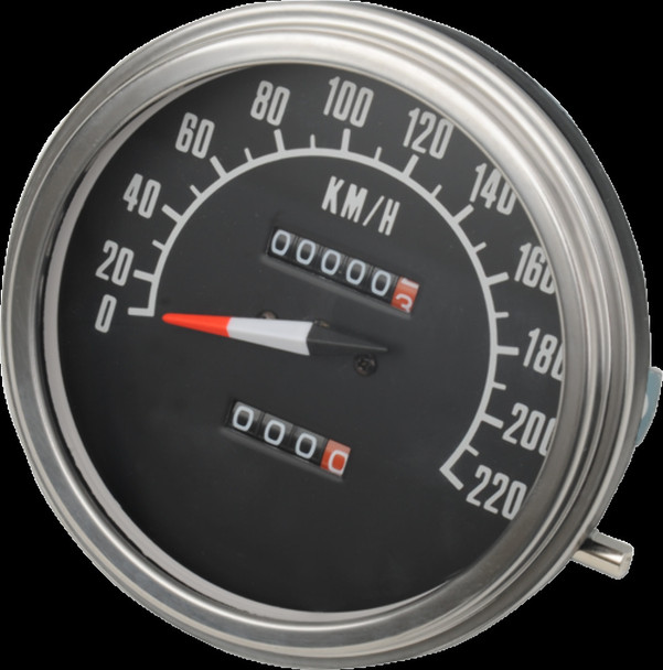 DRAG SPECIALTIES 2210-0346 SPEEDO 2:1 68-84FACE KM/H