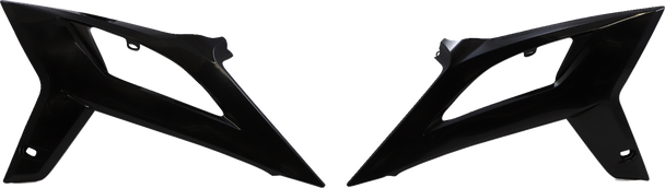Acerbis 2936310001 Radiator Shrouds - Black