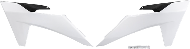 Ufo KT05011#042 Radiator Covers - 20-26 OEM White/Black