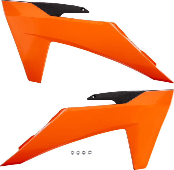 Ufo KT05011#127 Radiator Covers - Orange/Black