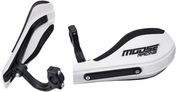 Moose Racing 0635-1554 Roost 2 Handguards Universal Fit White