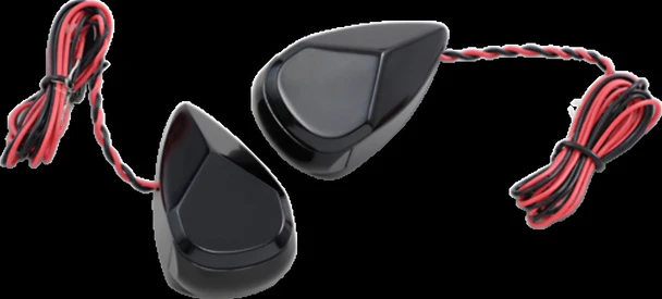 ALLOY ART MRL-2B SIGNAL TURN BLK SMK/RED