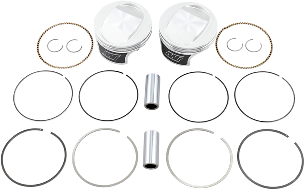 Wiseco K0208PS Tracker Series Piston Kit - Standard - Twin Cam