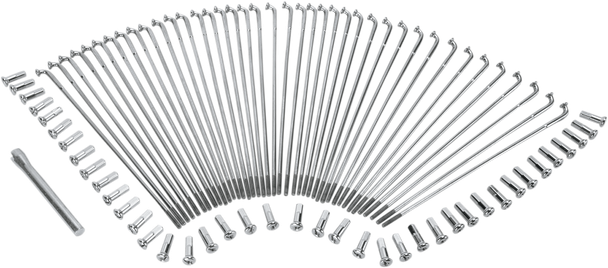 DRAG SPECIALTIES 0211-0122 SPOKE SET 19"SS WG/DC